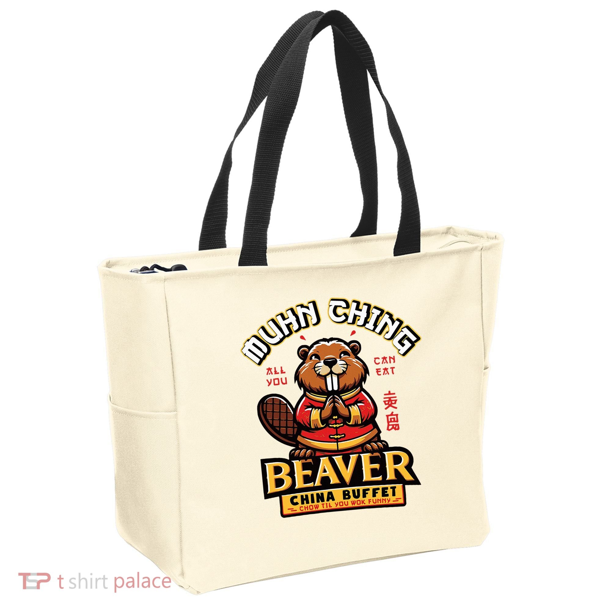 Muhn Ching Beaver Dirty Raunchy Tote Bag