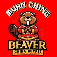 Muhn Ching Beaver Dirty Raunchy Santa Hat thumb 1