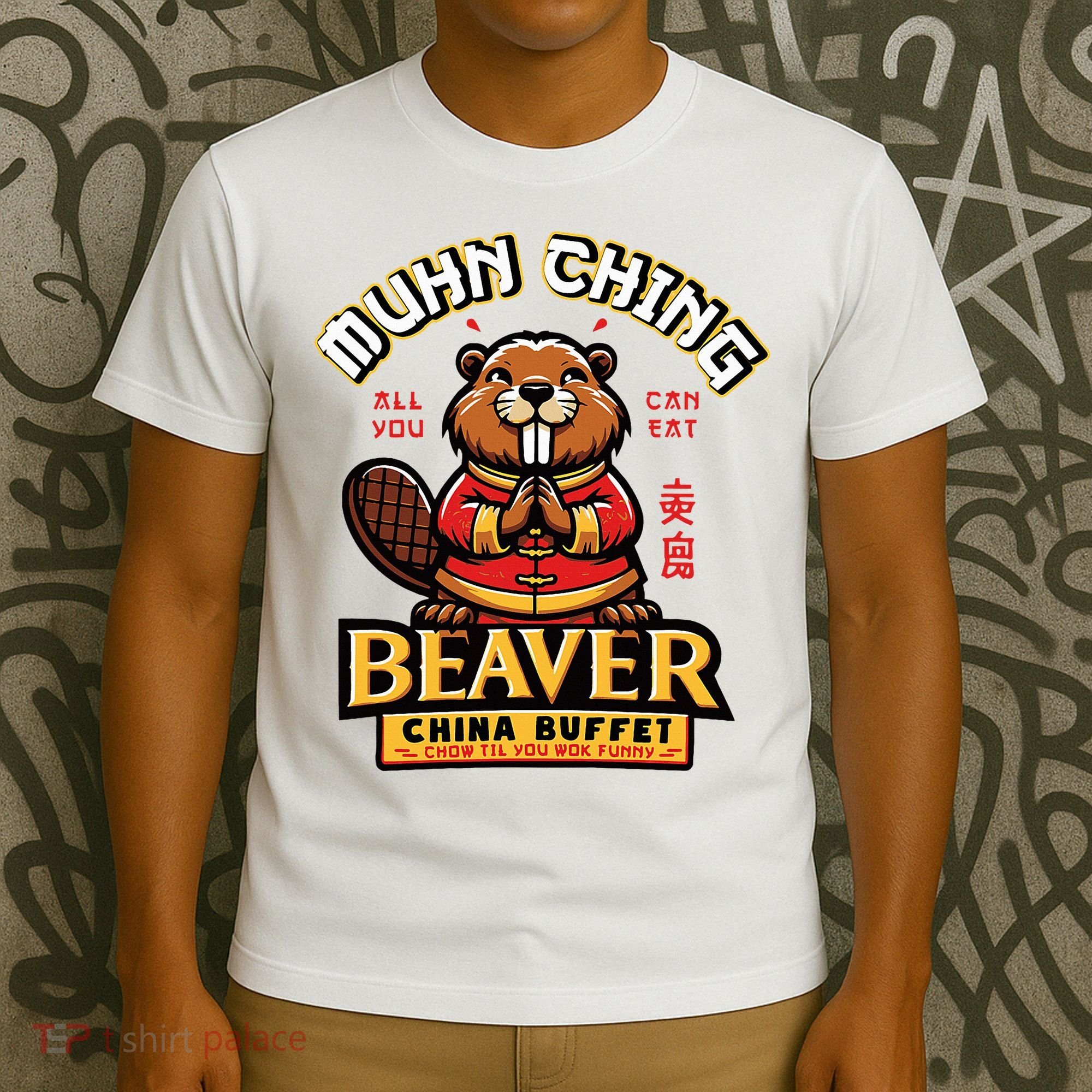 Muhn Ching Beaver Dirty Raunchy T-Shirt