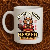 Muhn Ching Beaver Dirty Raunchy Coffee Mug thumb 2