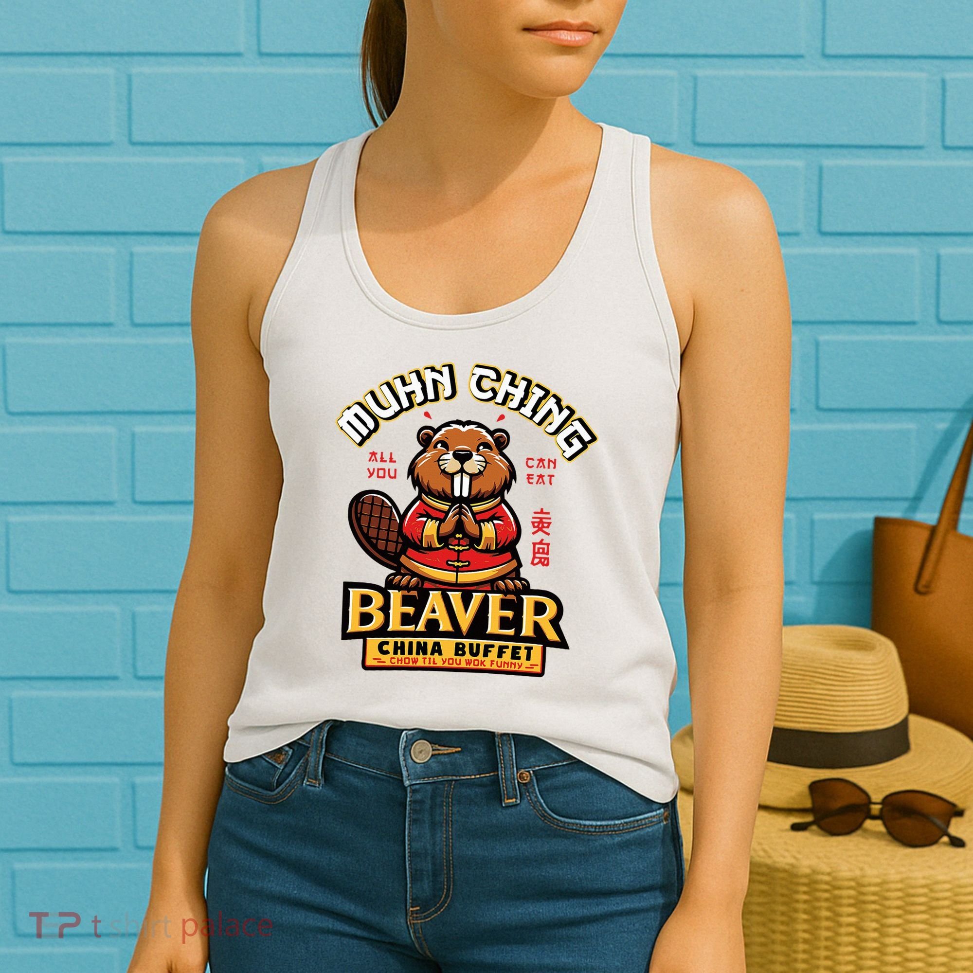 Muhn Ching Beaver Dirty Raunchy Women's Tank Top