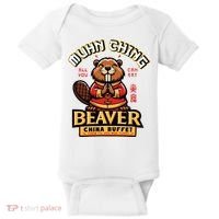 Muhn Ching Beaver Dirty Raunchy Baby Bodysuit thumb 0