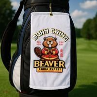 Muhn Ching Beaver Dirty Raunchy Golf Towel thumb 2