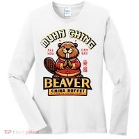 Muhn Ching Beaver Dirty Raunchy Women's Long Sleeve Shirt thumb 0