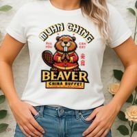 Muhn Ching Beaver Dirty Raunchy Women's T-Shirt thumb 2