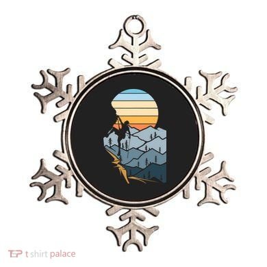 Mountain Climber Boulder Sports Hobby Retro Rock Climbing Ornament