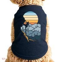 Mountain Climber Boulder Sports Hobby Retro Rock Climbing Doggie Tank thumb 0