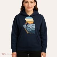 Mountain Climber Boulder Sports Hobby Retro Rock Climbing Hoodie thumb 5