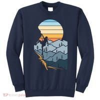Mountain Climber Boulder Sports Hobby Retro Rock Climbing Sweatshirt thumb 0