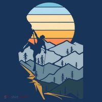 Mountain Climber Boulder Sports Hobby Retro Rock Climbing Sweatshirt thumb 3