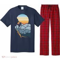 Mountain Climber Boulder Sports Hobby Retro Rock Climbing Pajama Set thumb 0
