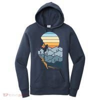 Mountain Climber Boulder Sports Hobby Retro Rock Climbing Women's Hoodie thumb 0
