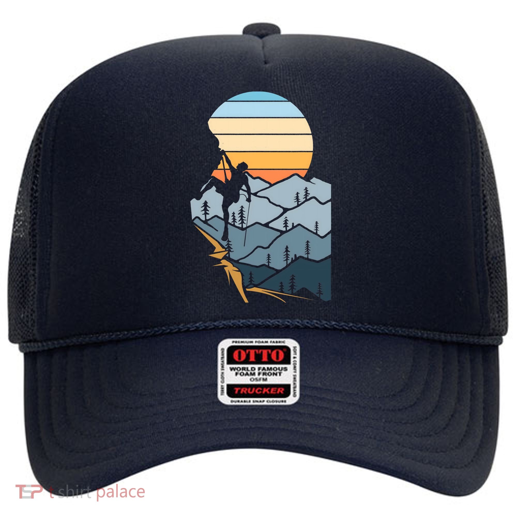 Mountain Climber Boulder Sports Hobby Retro Rock Climbing Hat