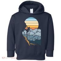 Mountain Climber Boulder Sports Hobby Retro Rock Climbing Toddler Hoodie thumb 0