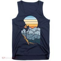 Mountain Climber Boulder Sports Hobby Retro Rock Climbing Tank Top thumb 0