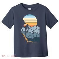 Mountain Climber Boulder Sports Hobby Retro Rock Climbing Toddler T-Shirt thumb 0