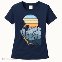 Mountain Climber Boulder Sports Hobby Retro Rock Climbing Women's T-Shirt thumb 0