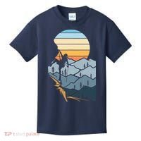 Mountain Climber Boulder Sports Hobby Retro Rock Climbing Kids T-Shirt thumb 0