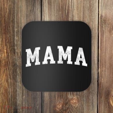 Mama Classic Bold Font Mama Birthday Gift Coaster