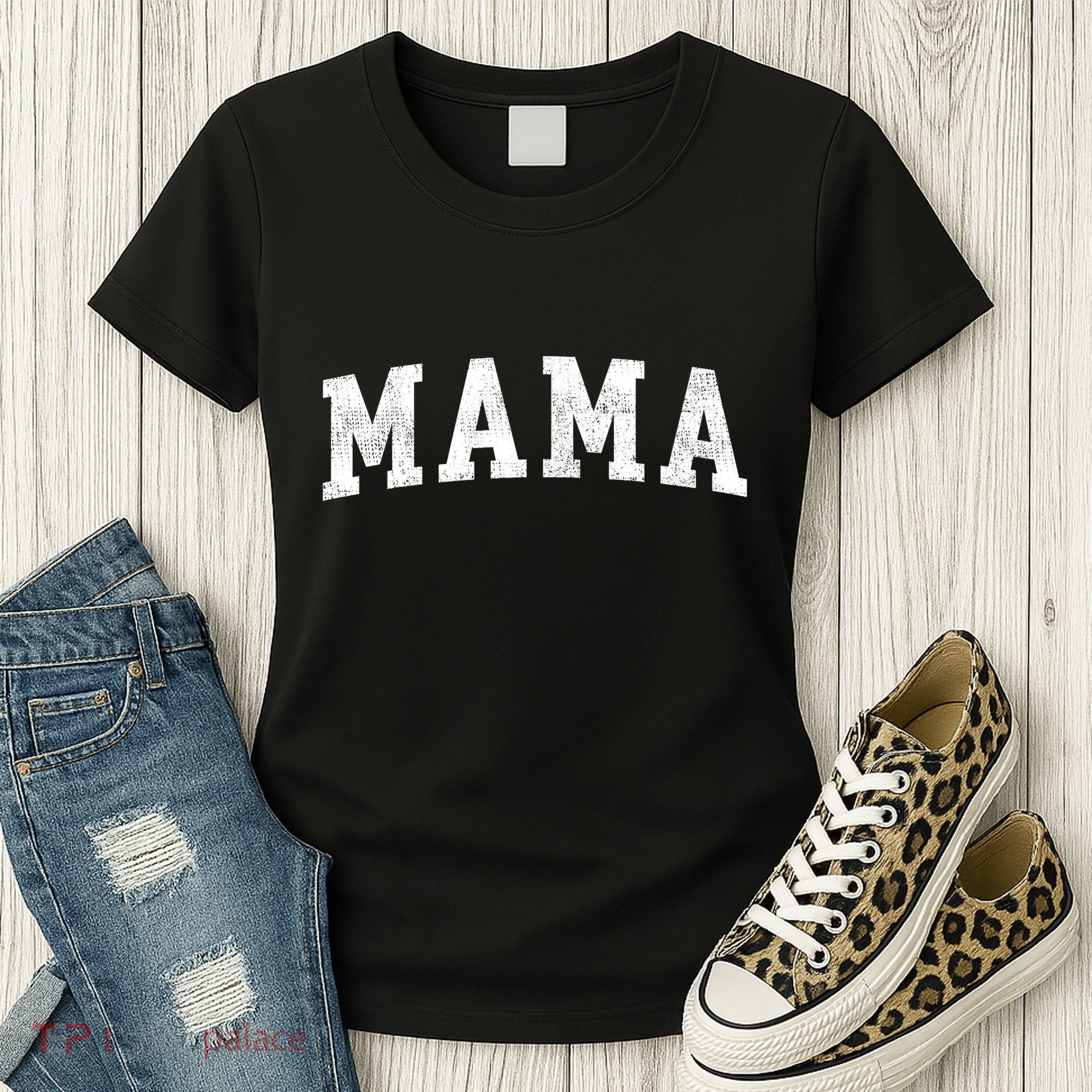 Mama Classic Bold Font Mama Birthday Gift Women's T-Shirt