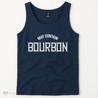 May Contain Bourbon Funny Whiskey Lover Party Tank Top thumb 2