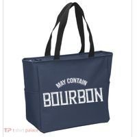 May Contain Bourbon Funny Whiskey Lover Party Tote Bag thumb 2