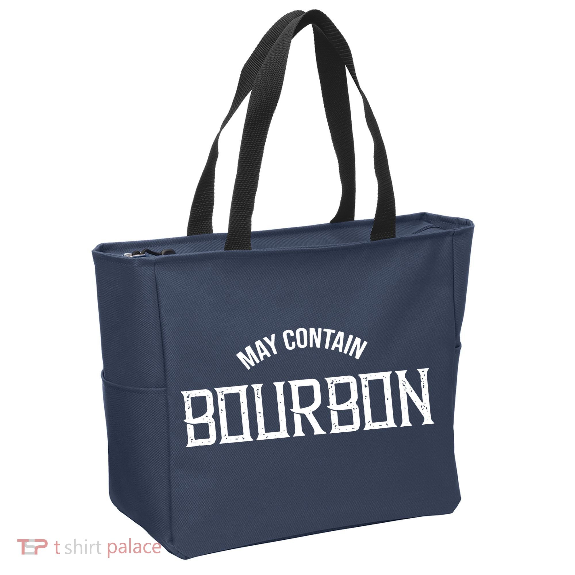 May Contain Bourbon Funny Whiskey Lover Party Tote Bag