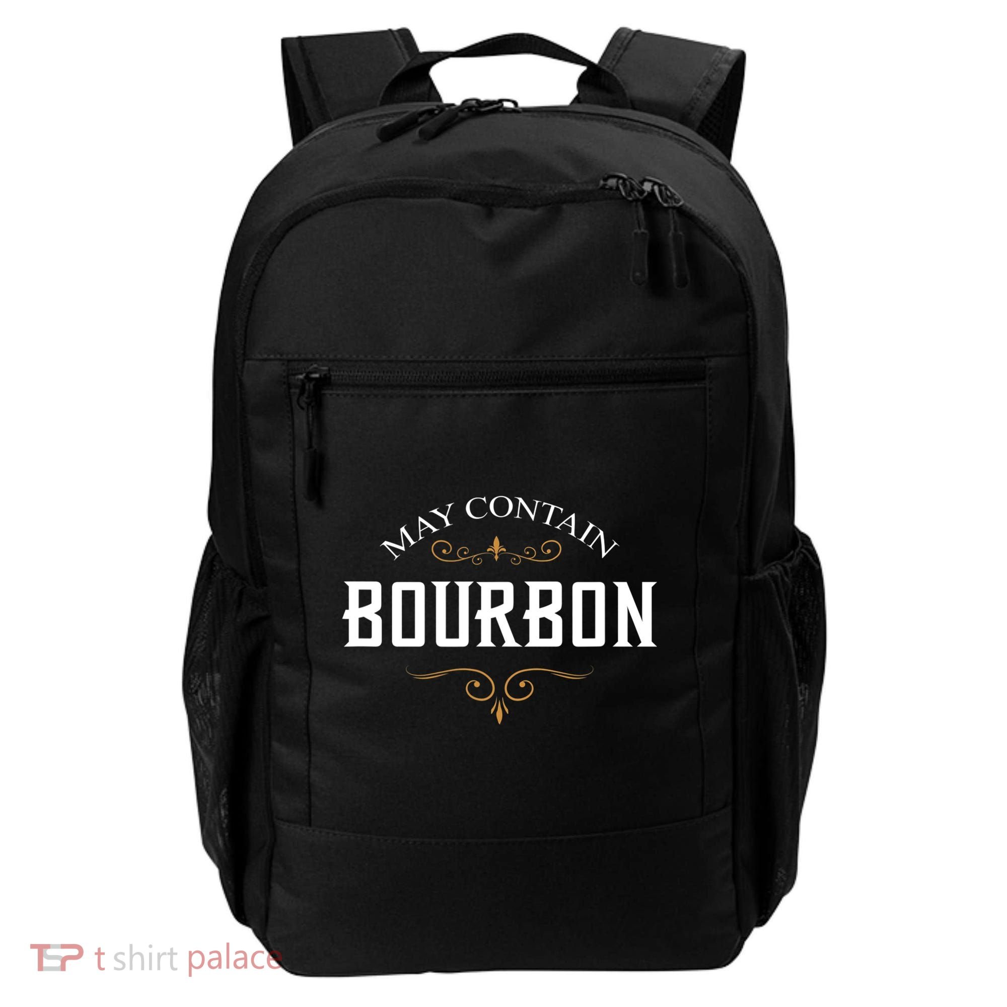 May Contain Bourbon Whiskey Backpack
