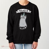 Meowgical Caticorn Cat Unicorn Magical Creature Gift Women's Sweatshirt thumb 0