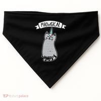Meowgical Caticorn Cat Unicorn Magical Creature Gift USA-Made Doggie Bandana thumb 0
