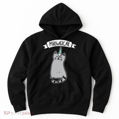 Meowgical Caticorn Cat Unicorn Magical Creature Gift Hoodie