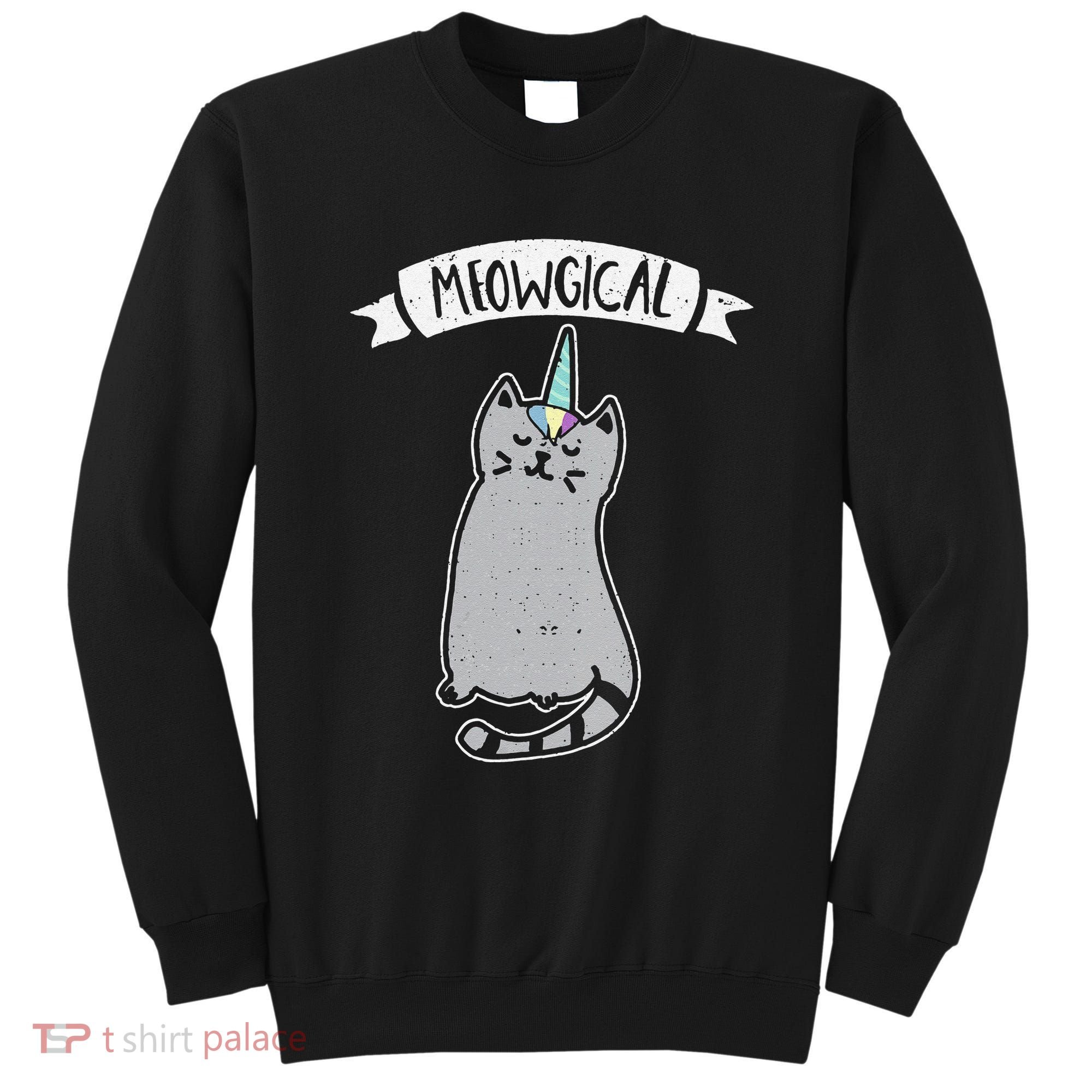 Meowgical Caticorn Cat Unicorn Magical Creature Gift Sweatshirt