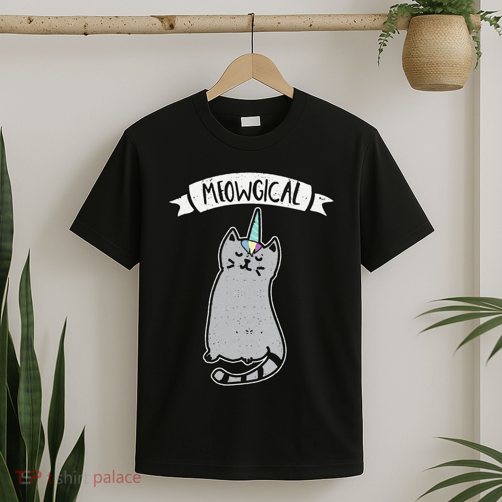 Meowgical Caticorn Cat Unicorn Magical Creature Gift T-Shirt