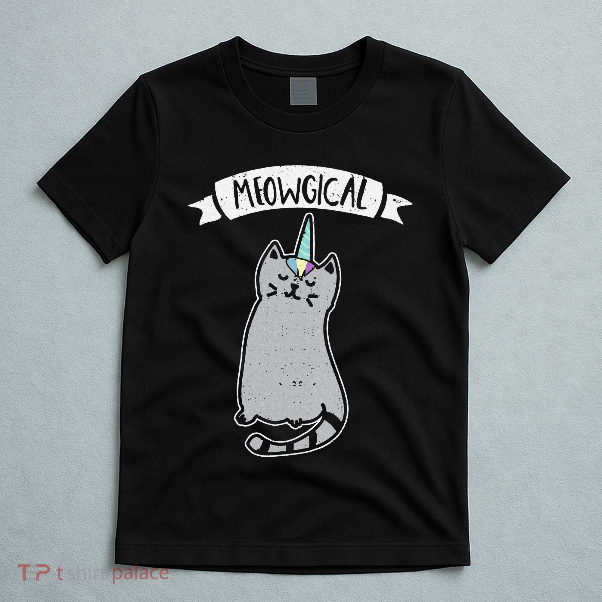 Meowgical Caticorn Cat Unicorn Magical Creature Gift T-Shirt