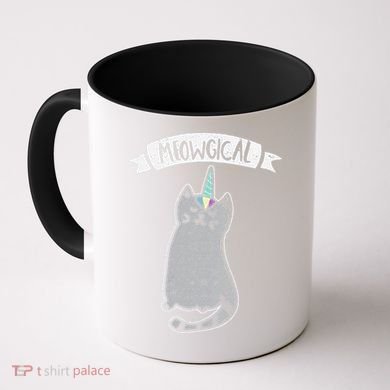 Meowgical Caticorn Cat Unicorn Magical Creature Gift Coffee Mug