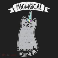 Meowgical Caticorn Cat Unicorn Magical Creature Gift Beanie thumb 2