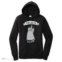 Meowgical Caticorn Cat Unicorn Magical Creature Gift Women's Hoodie thumb 0
