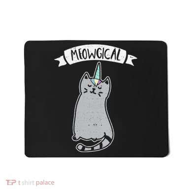 Meowgical Caticorn Cat Unicorn Magical Creature Gift Mousepad