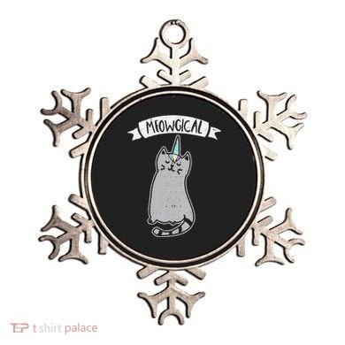 Meowgical Caticorn Cat Unicorn Magical Creature Gift Ornament