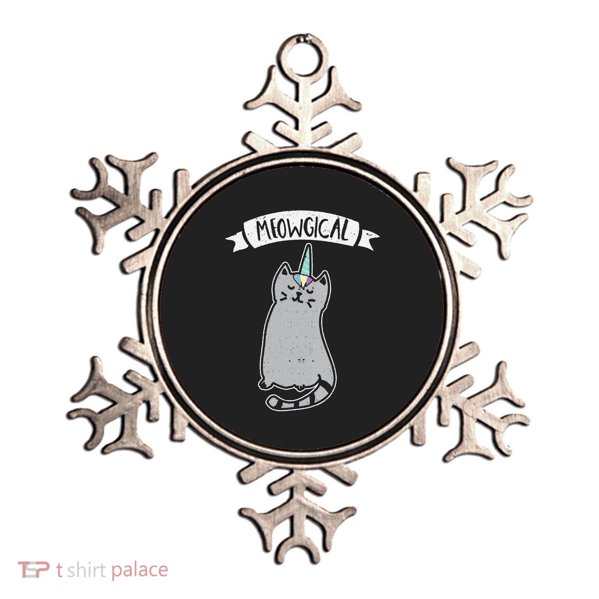 Meowgical Caticorn Cat Unicorn Magical Creature Gift Ornament