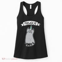 Meowgical Caticorn Cat Unicorn Magical Creature Gift Women's Tank Top thumb 0
