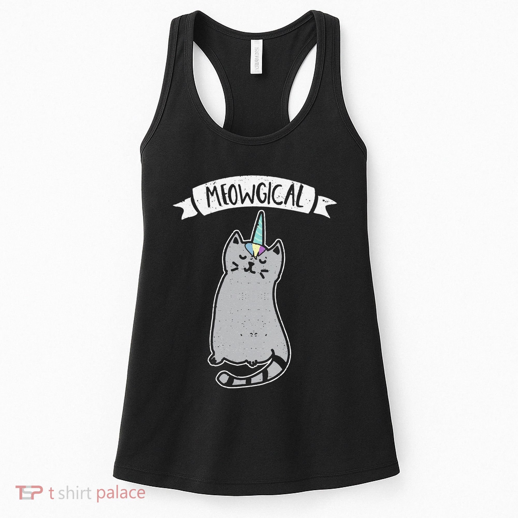 Meowgical Caticorn Cat Unicorn Magical Creature Gift Women's Tank Top