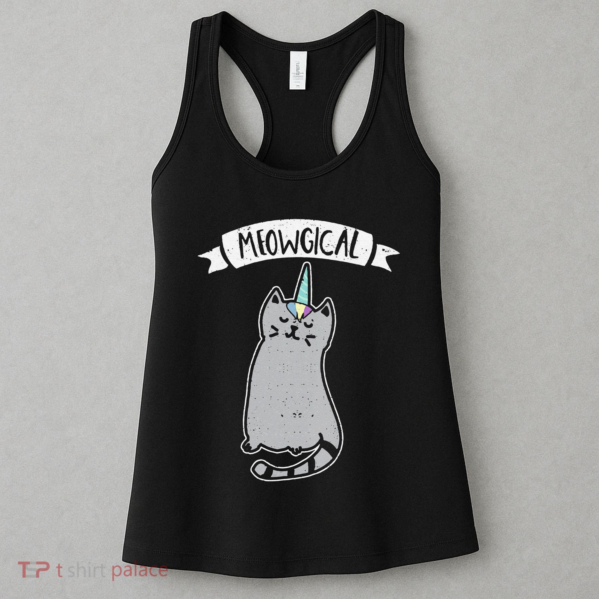 Meowgical Caticorn Cat Unicorn Magical Creature Gift Women's Tank Top