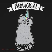 Meowgical Caticorn Cat Unicorn Magical Creature Gift Baby Bodysuit thumb 2