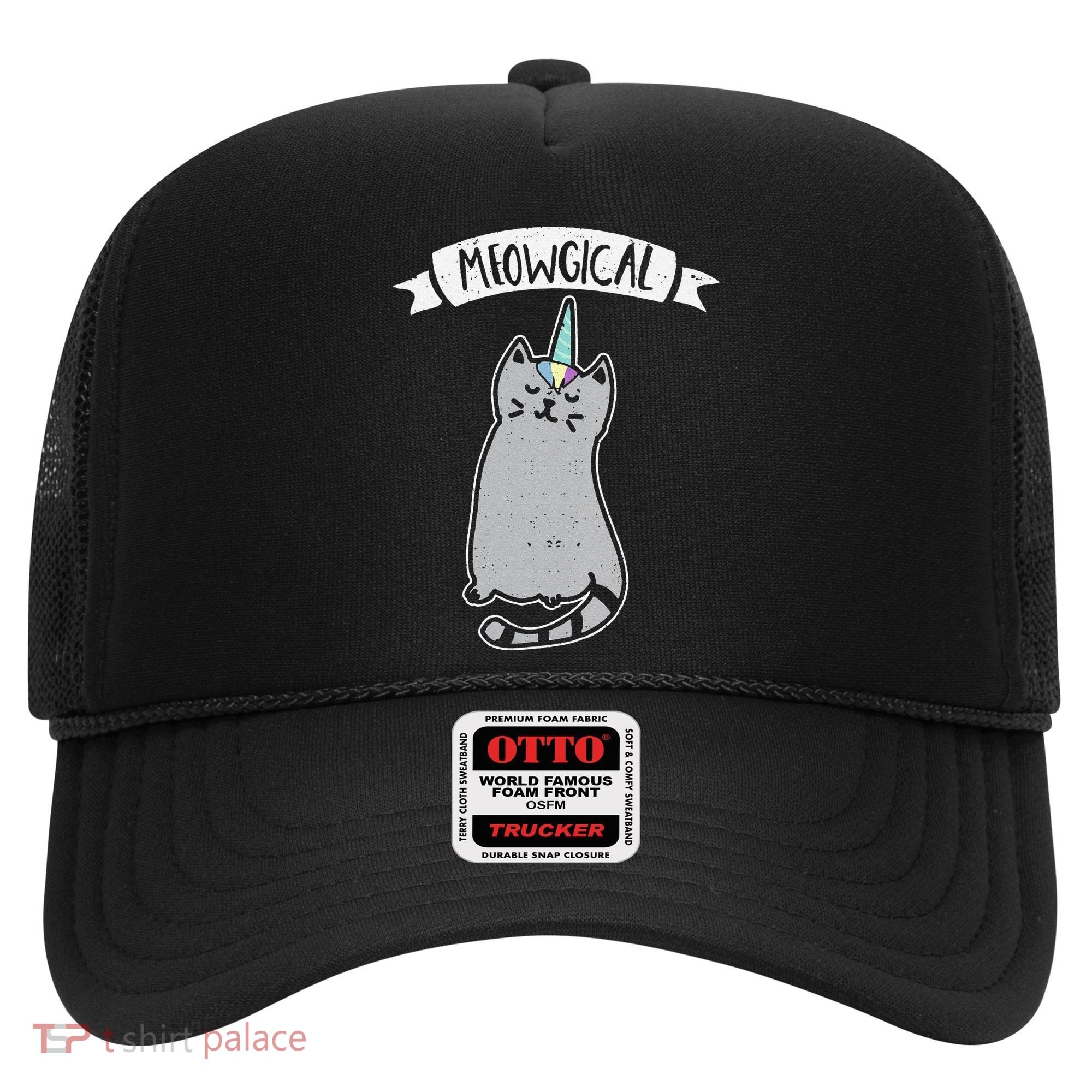 Meowgical Caticorn Cat Unicorn Magical Creature Gift Hat