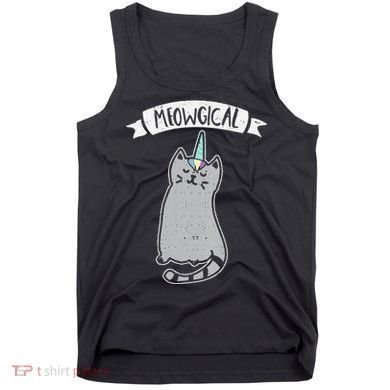 Meowgical Caticorn Cat Unicorn Magical Creature Gift Tank Top
