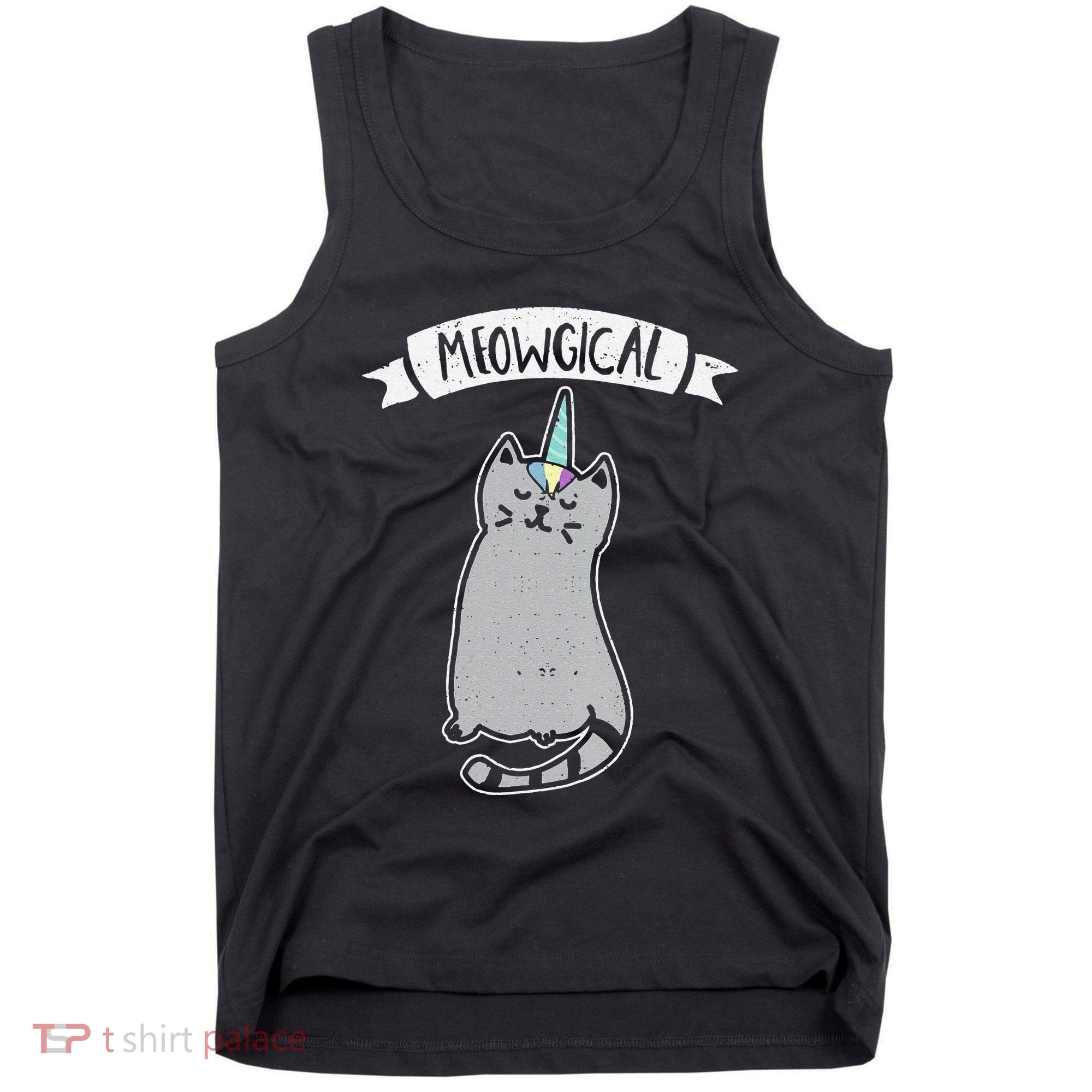 Meowgical Caticorn Cat Unicorn Magical Creature Gift Tank Top