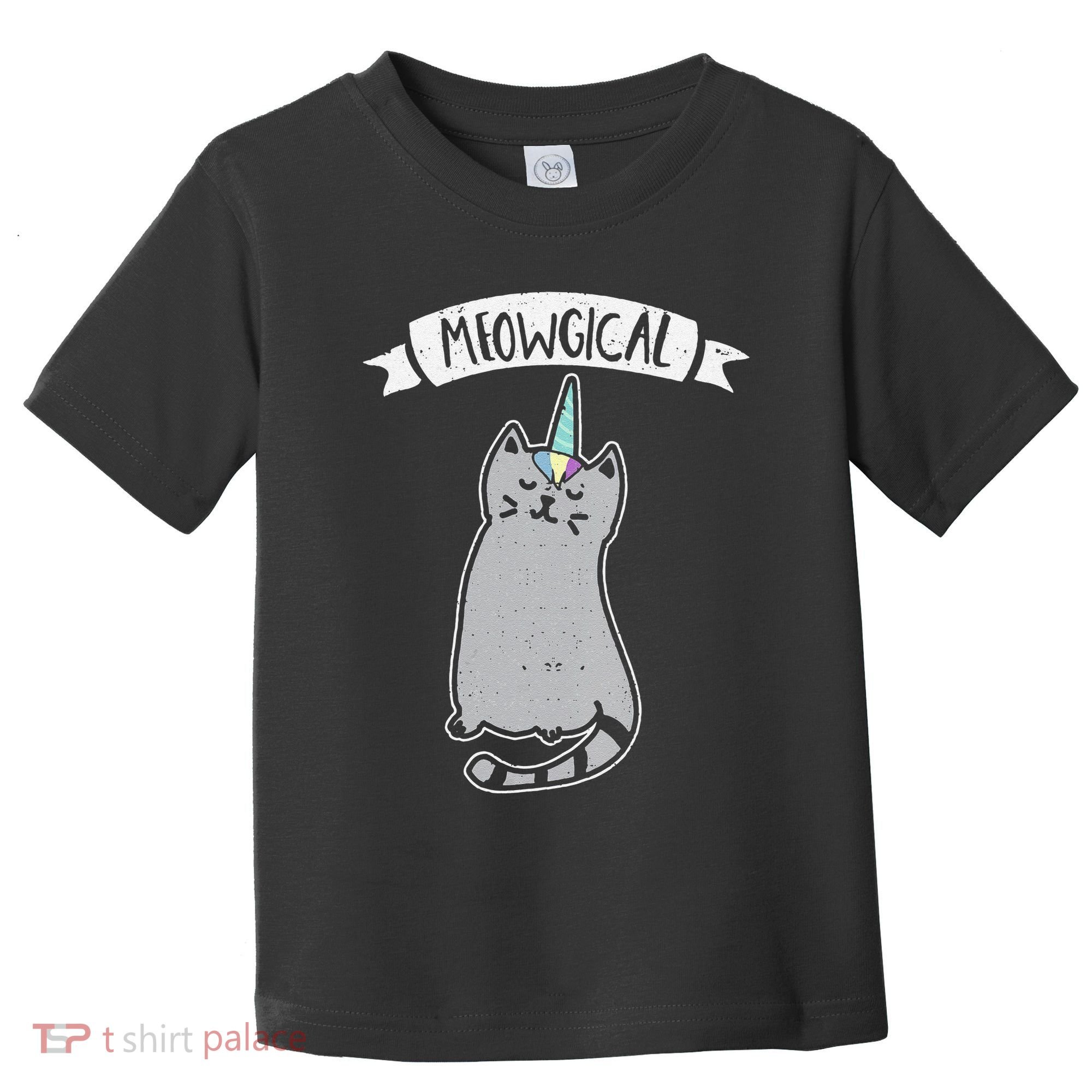 Meowgical Caticorn Cat Unicorn Magical Creature Gift Toddler T-Shirt