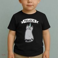Meowgical Caticorn Cat Unicorn Magical Creature Gift Toddler T-Shirt thumb 2