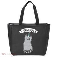 Meowgical Caticorn Cat Unicorn Magical Creature Gift Tote Bag thumb 0